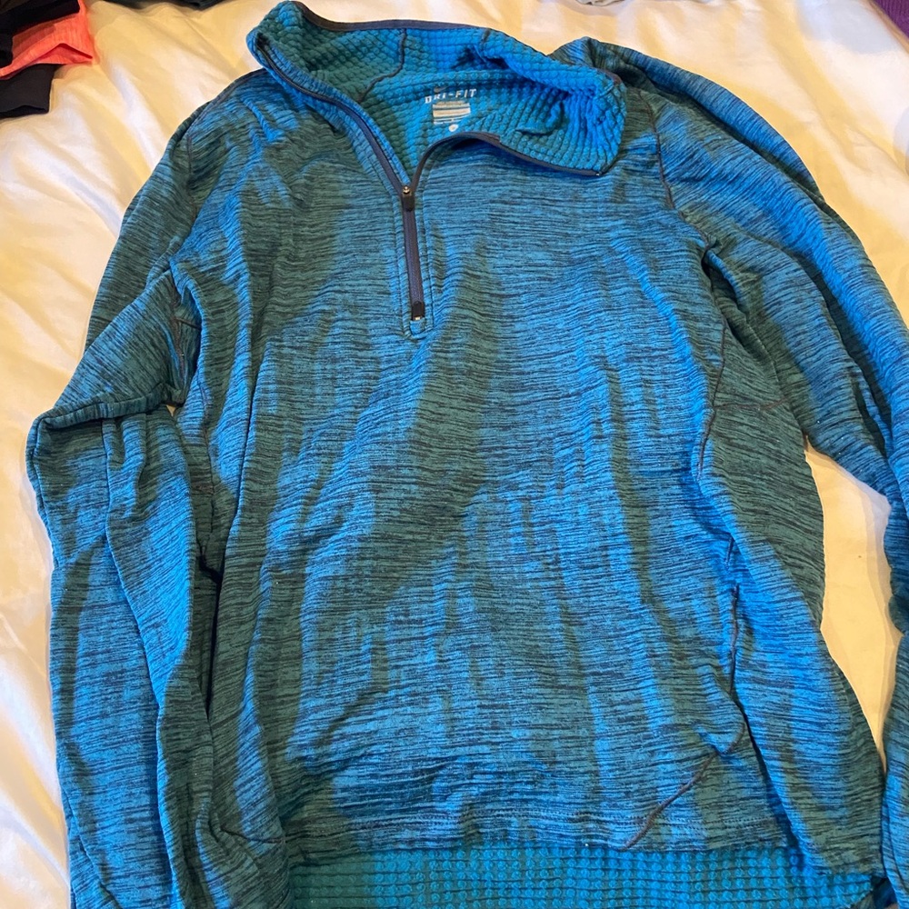 Men's Blue Quarter-Zip Nike